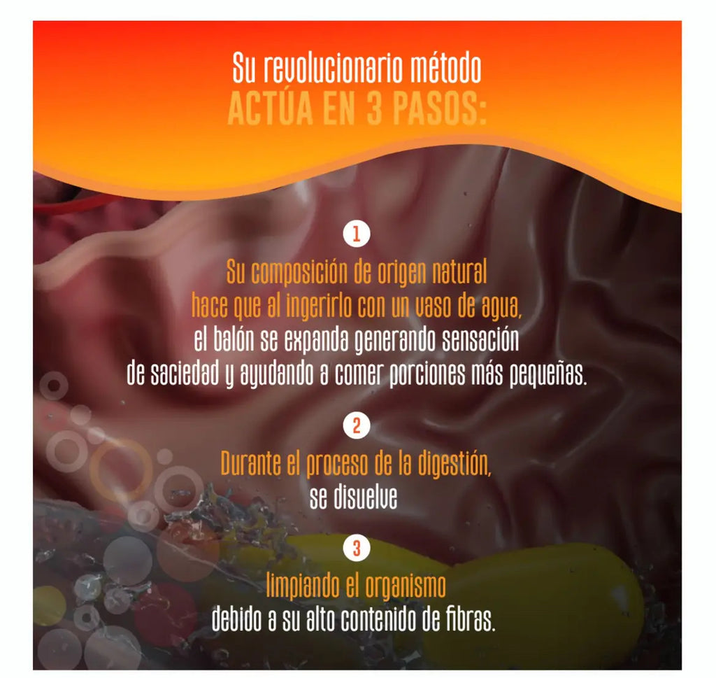 Balloon Slim (Efecto Balon Gastrico)60 capsulas 1 mes.