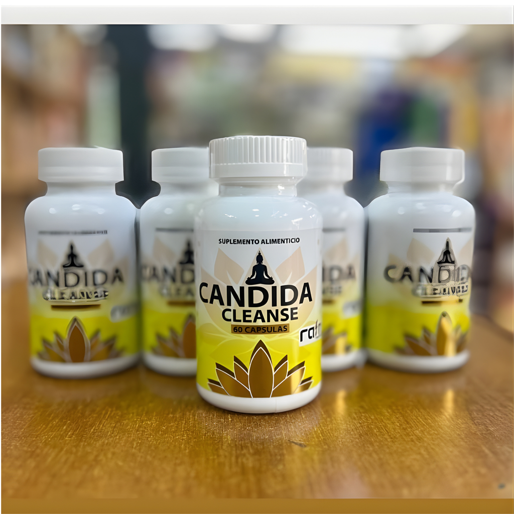 Detox Intestinal Natural Candida Cleanse 60 capsulas.