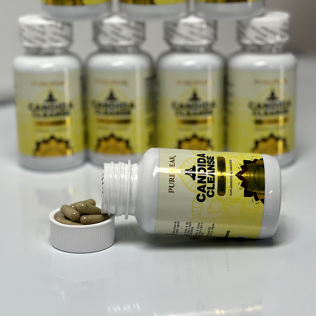 Detox Intestinal Natural Candida Cleanse 60 capsulas.