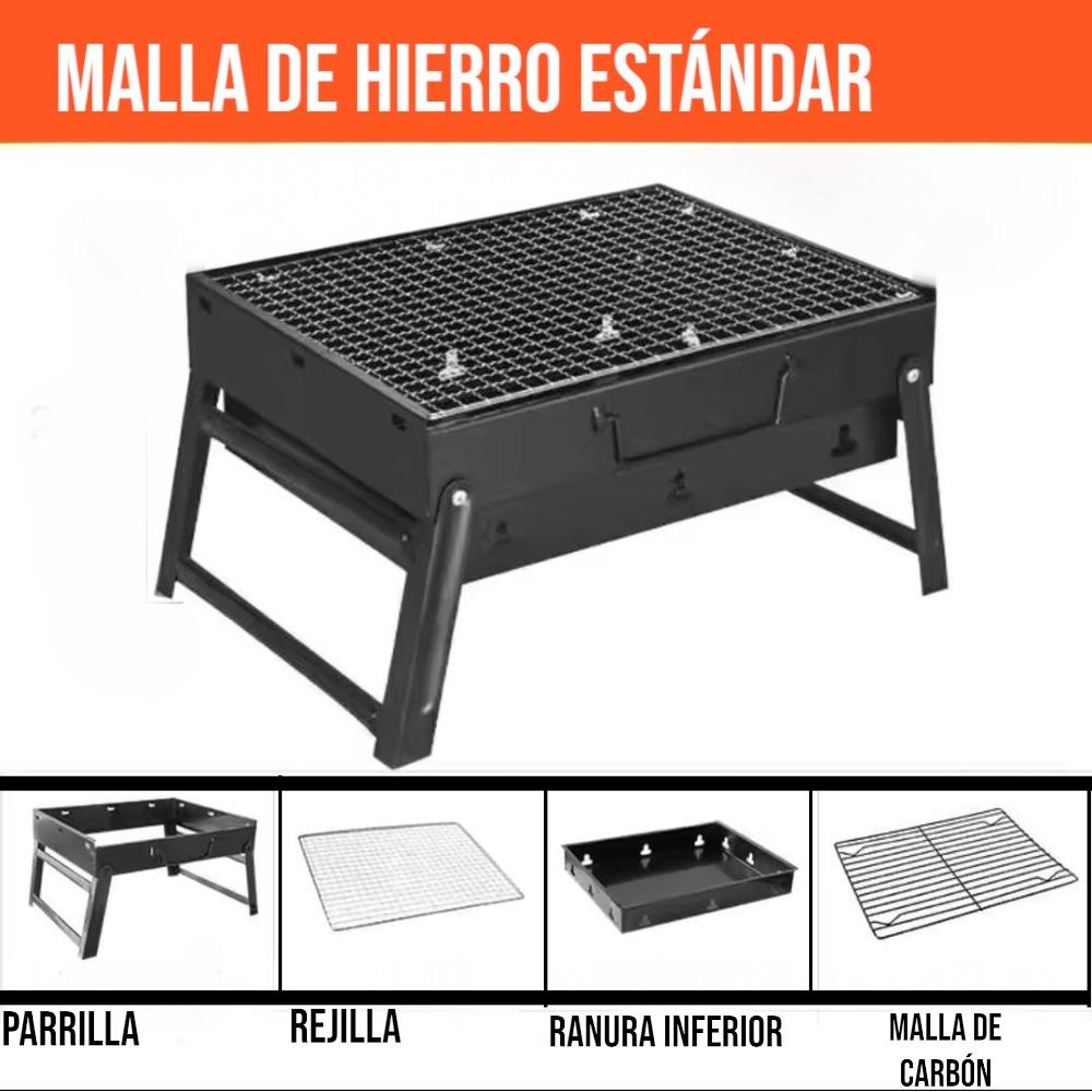 Parrilla De Carbón Portátil Plegable