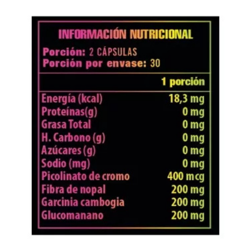 Efecto Sentis (Inhibidor De Apetito) 60 Cápsulas