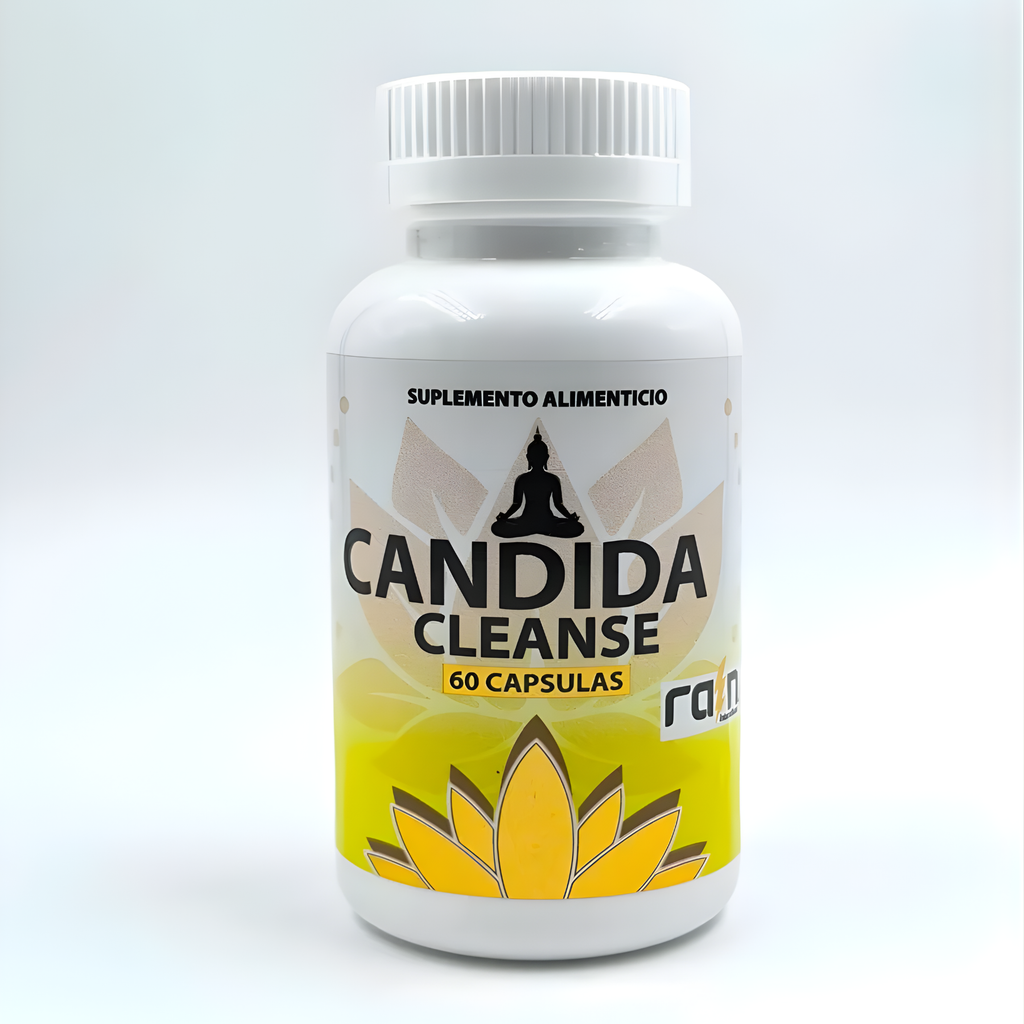 Detox Intestinal Natural Candida Cleanse 60 capsulas.