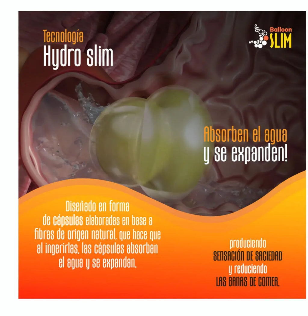 Balloon Slim (Efecto Balon Gastrico)60 capsulas 1 mes.