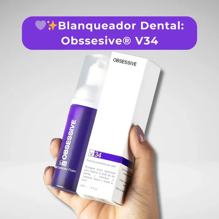 OBSESSIVE V34 ORIGINAL Crema Dental Sonrisa Extra Blanca