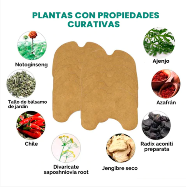 Pack 10 Parches Alivio Dolor Muscular